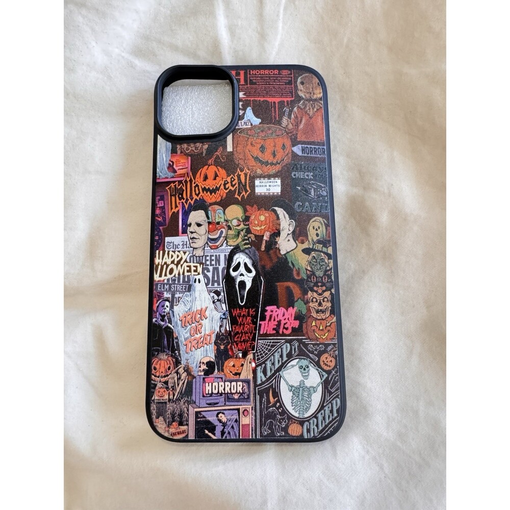 iPhone 14 Plus Case Horror Halloween Ghostface Michael Myers Collage - Picture 2 of 6